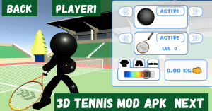 3D Tennis Mod Apk Latest Version 1.8.4 Unlimited Money/Rewards 1