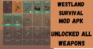 Westland Survival MOD APK 2023 (Free Craft/Purchase) 2