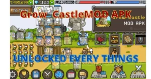 Grow Castle MOD APK 2023 (Unlimited Money/Diamonds) 3