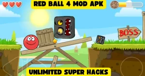 Red Ball 4 Mod Apk Latest Version (Full Premium Unlocked) 3