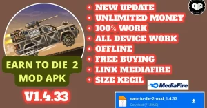 Earn to Die 2 Mod Apk Latest (Unlimited Money Free Shopping) 1