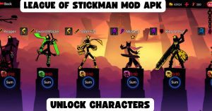 League of Stickman Mod Apk Latest 2023 (Free Shopping) 4
