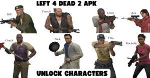 Left 4 Dead 2 Mod APK Version 2.2.0 (Unlimited Money/Gems) 3