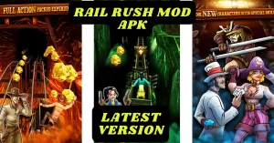 Rail Rush Mod APK Latest Version (Unlimited Coins/Gems) 2