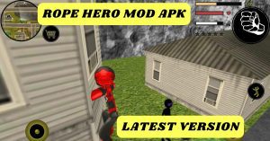 Rope Hero Vice Town Mod Apk Unlimited Gems Free Shopping 1