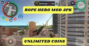 Rope Hero Vice Town Mod Apk Unlimited Gems Free Shopping 2