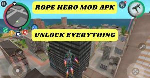 Rope Hero Vice Town Mod Apk Unlimited Gems Free Shopping 4
