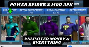 Power Spider 2 Mod Apk Latest 2023 Unlimited Gems/Money 3