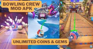 Bowling Crew Mod APK (Unlimited Money/Gold/Ads Free) 2